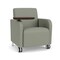 Lesro Siena Lounge Reception Guest Chair W/ Swivel Tablet, 27 in W 29.5 in L 32.5 in H SN1101 - alternate 1
